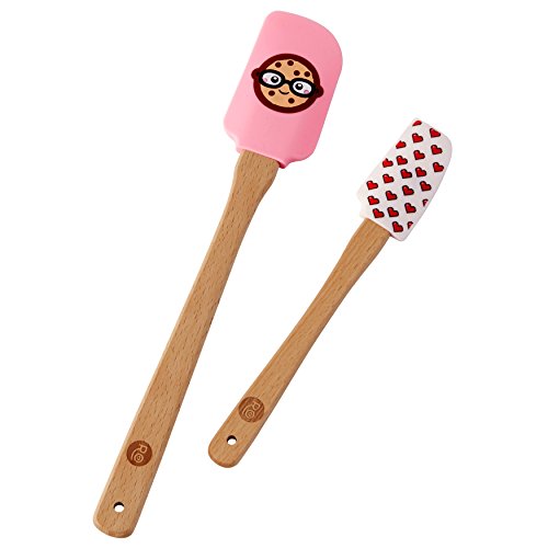 Rosanna Pansino Wilton Nerdy Nummies Silicone Spatulas, 2-Count