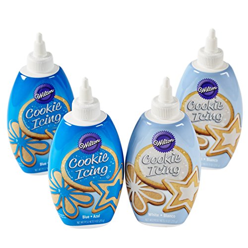 Wilton 2109-8428 Blue And White Cookie Decorating Icing, Multipa