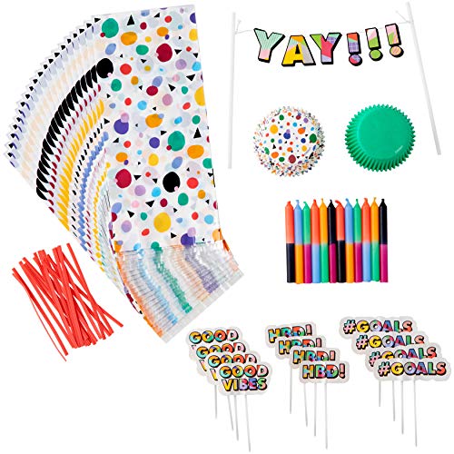 Wilton Bring Back The 90S Cupcake Decorating Kit, 5-Piece