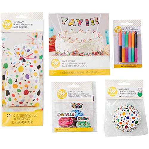 Wilton Bring Back The 90S Cupcake Decorating Kit, 5-Piece