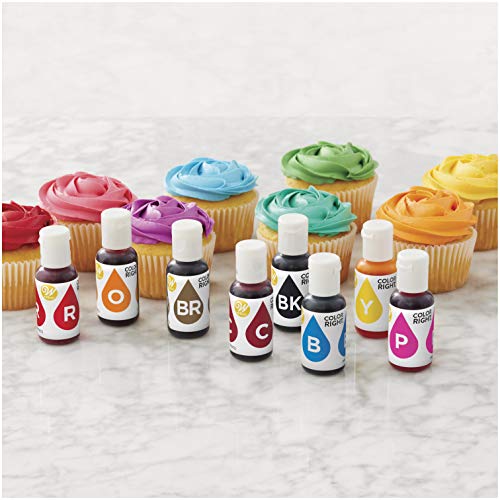 Wilton Color Right Performance Food Coloring Set, Achieve Consis