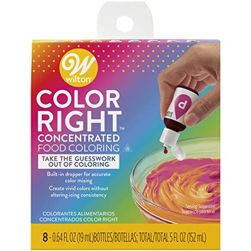 Wilton Color Right Performance Food Coloring Set, Achieve Consis