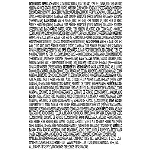 Wilton Color Right Performance Food Coloring Set, Achieve Consis