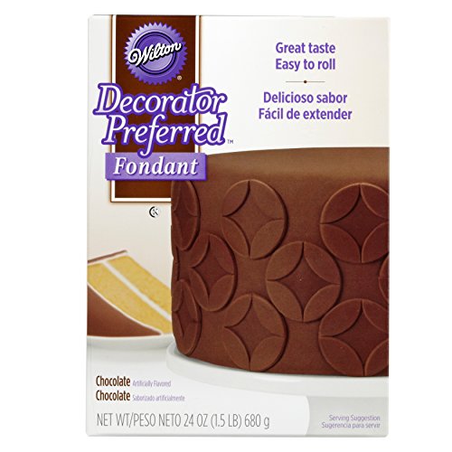 Wilton Decorator Preferred Chocolate Fondant, 24 Oz. Fondant Icing