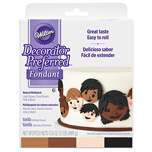 Wilton Decorator Preferred Natural Skin Tone Fondant Icing
