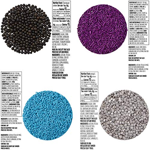 Wilton Galaxy Sprinkles Dessert Decorating Set, 8-Piece