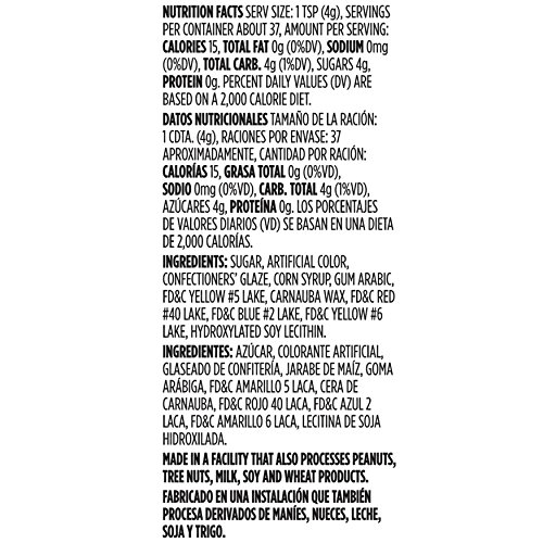 Wilton Gold Pearlized Sugar Sprinkles, 5.25 Oz.