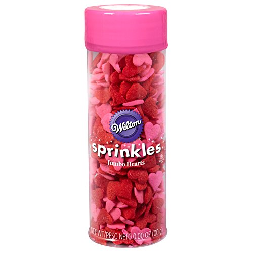 Wilton Jumbo Heart Sprinkles - 3.25 Oz.