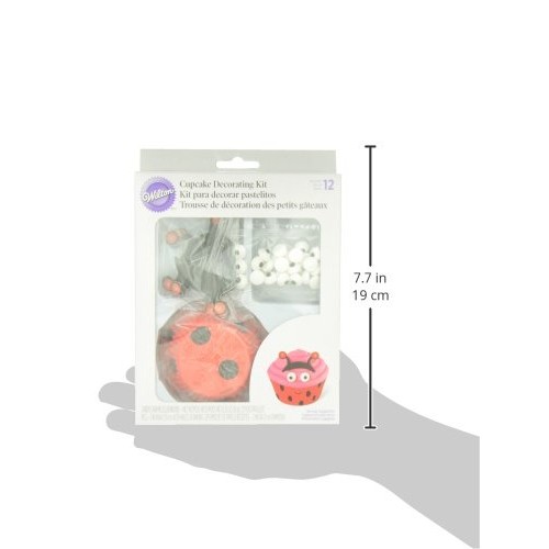 Wilton 415-0685 Ladybug Cupcake Decorating Kit