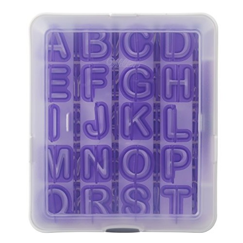 Wilton Letter And Number Fondant Cutters Set, 40-Piece