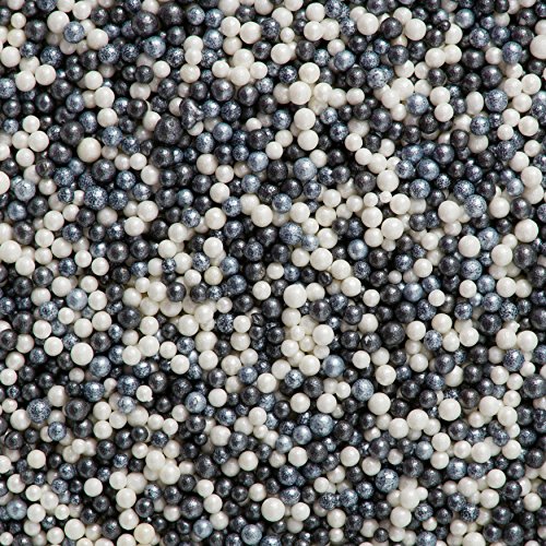 Wilton Pearlized Silver Sprinkles, 3.8 Oz. Edible Silver Glitter
