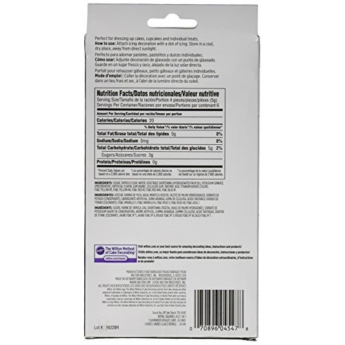 Wilton Pixel Cakes Icing Decorations, 24 Count