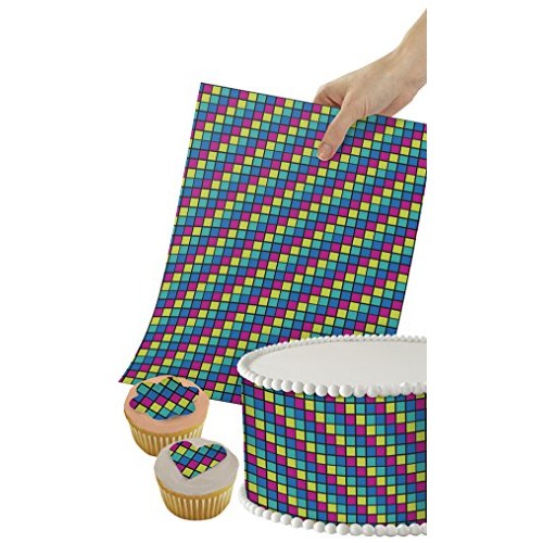 Wilton Pixel Cakes Sugar Sheets! Edible Decorating Paper