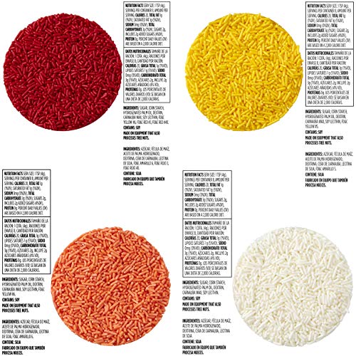 Wilton Rainbow Jimmies Sprinkles Dessert Decorating Set, 8-Piece