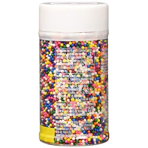 Wilton Rainbow Nonpareil Food Decorative, 3 Oz, Multicolored