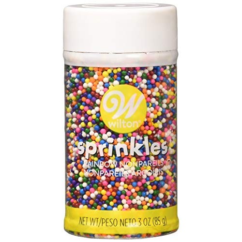 Wilton Rainbow Nonpareil Food Decorative, 3 Oz, Multicolored