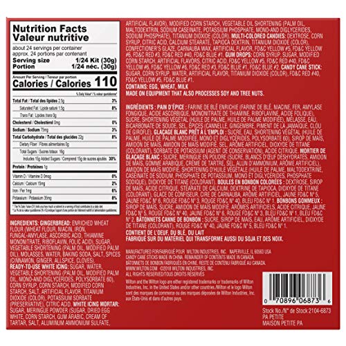 Wilton Ready-To-Decorate Gingerbread House Decorating Kit