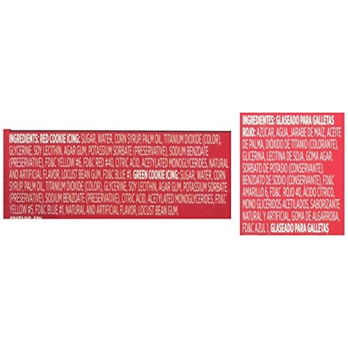 Wilton Red And Green Cookie Icing Set, 2-Count