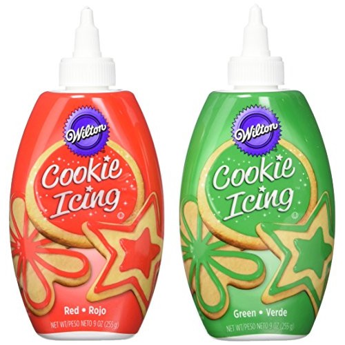 Wilton Red And Green Cookie Icing Set, 2-Count