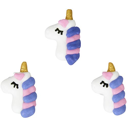Wilton Unicorn Icing Decorations For Cakes, Cupcakes And Cookies