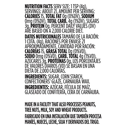 Wilton White Nonpareils Cake Decorating Supplies, 3 Oz