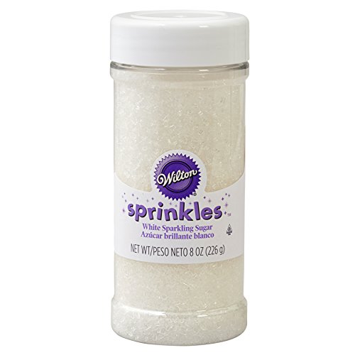 Wilton White Sparkling Sugar, 8 Oz.