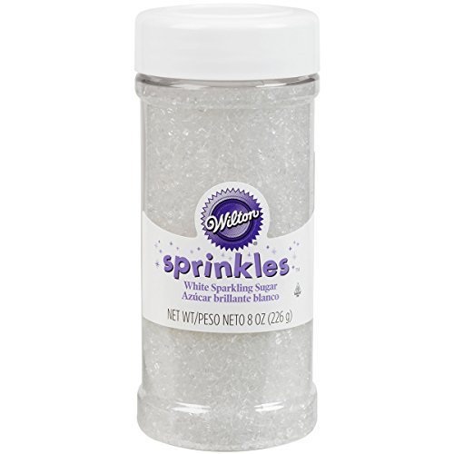 Wilton White Sparkling Sugar, 8 Oz.