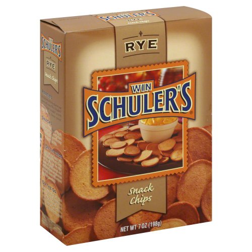 Win Schuler Natural Rye Bar Schips, 7-Ounce Boxes Pack Of 12