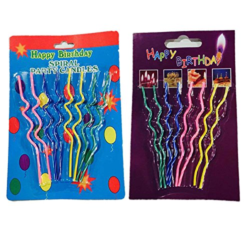 Spiral Birthday Candles Novel Candles Anniversary Candles Fun Pr