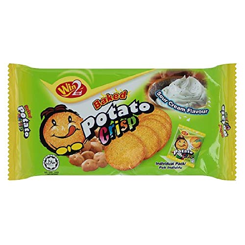 Win2 Potato Crisp Crackers 240G 628Mart Sour Cream Flavour
