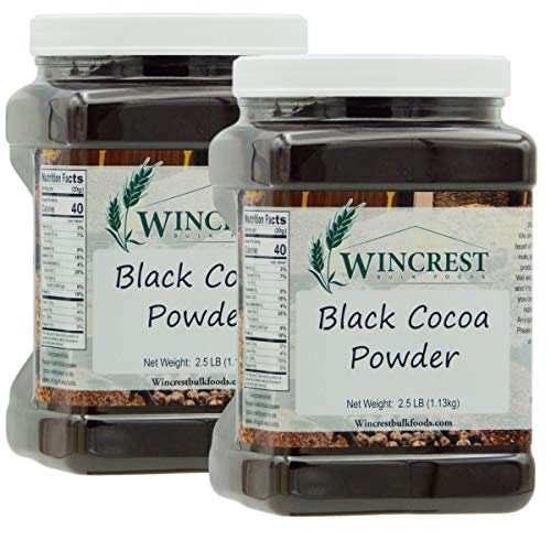 Wincrest Black Cocoa Powder - 2.5 Lb Tub Pack Of 2