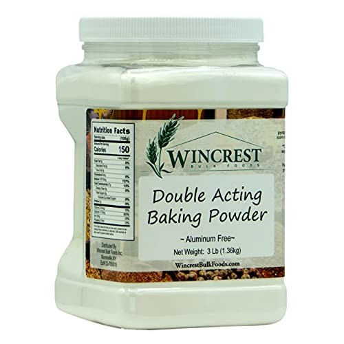 Double Acting Baking Powder Aluminum Free 3 Lb Economy