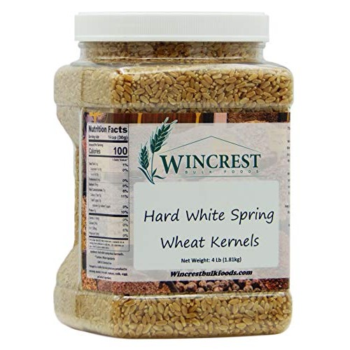 Hard White Wheat Kernels - 4 Lb Tub