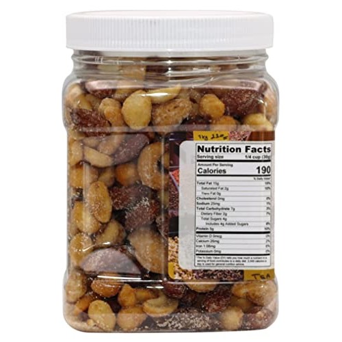 Honey Roasted Peanuts, Cashews, & Almond Mix - 1 LB Container