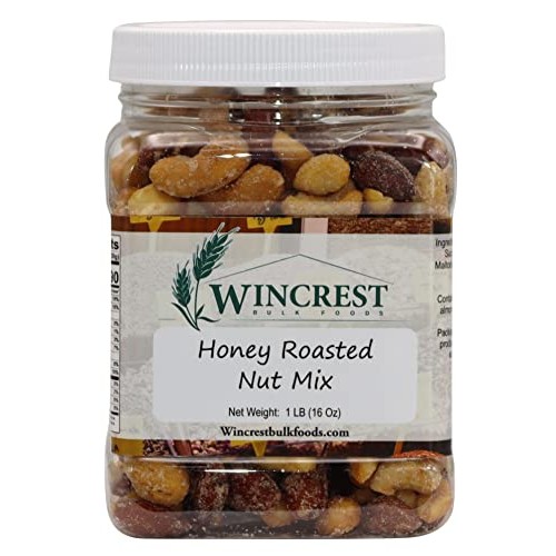 Honey Roasted Peanuts, Cashews, & Almond Mix - 1 LB Container