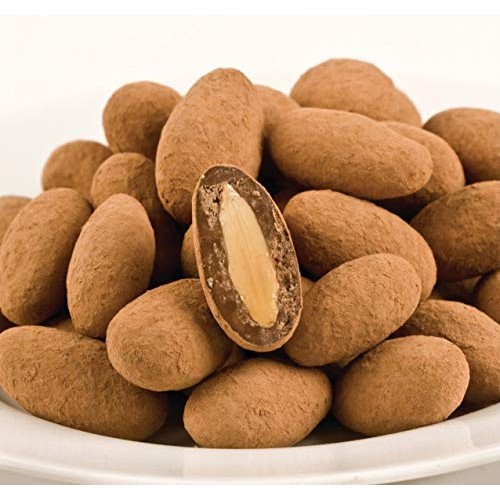 Milk Chocolate Cocoa Dusted Almonds - 1.5 Lb Tub