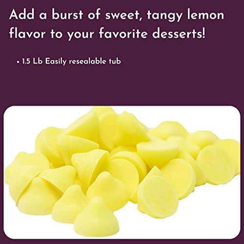 WinCrest Lemon Drop Baking Chips - 1.5 Lb Tub