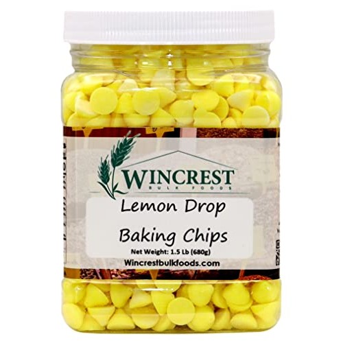 WinCrest Lemon Drop Baking Chips - 1.5 Lb Tub