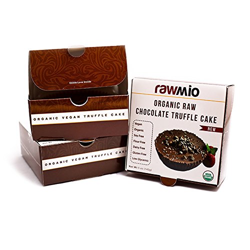Rawmio Organic Raw Chocolate Truffle Cake 5 Oz 142 G