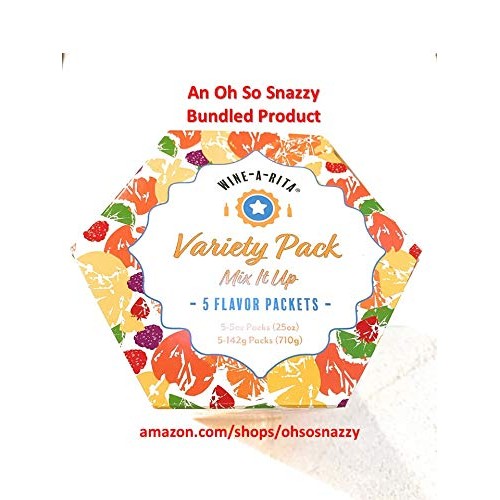 Wine-A-Rita Mix It Up Drink Mix - 5 Flavor Variety Packets Peac