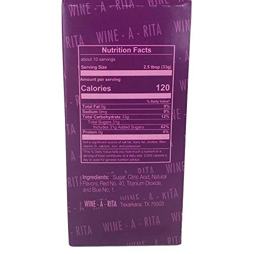 Wine-A-Rita Wine Glace Frozen Cocktail Mix 12 Ounce 2 Pack, 24