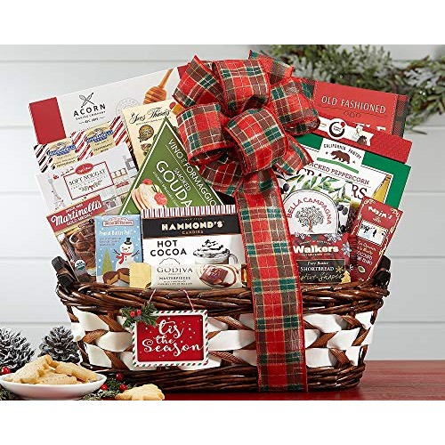 Christmas Holiday Seasons Greetings Gift Basket Gourmet Gift Va