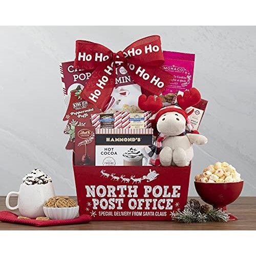 Wine Country Gift Baskets Plush Santa Claus Basket Full Of Favor