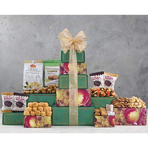 Gift Tower-Nuts, Brownies And Sweets Gift Tower By Wine Country