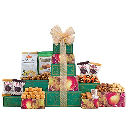 Gift Tower-Nuts, Brownies And Sweets Gift Tower By Wine Country