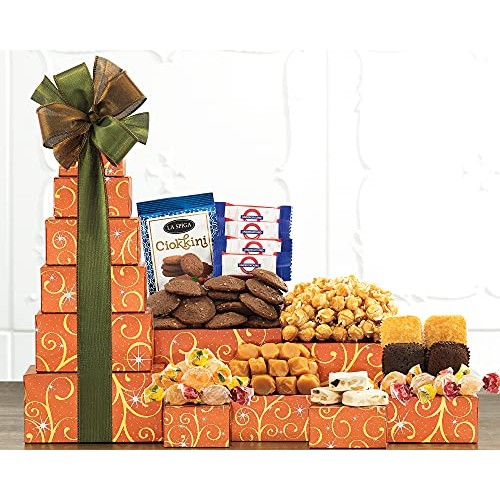 Gift Tower Of Sweets. Token Of Appreciation Gift Tower. Perfect