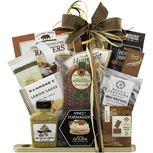 Wine Country Gift Baskets Gourmet Cheese And Salami Gift, Gourme