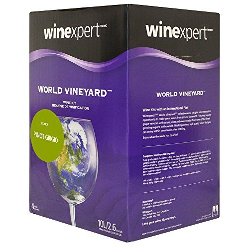 World Vineyard Italian Pinot Grigio 10 Liter Wine Making Kit