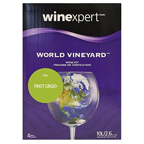 World Vineyard Italian Pinot Grigio 10 Liter Wine Making Kit
