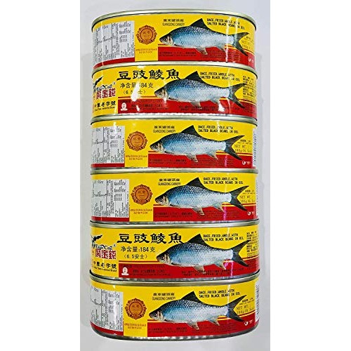 Dace Fried &Amp; Whole W/ Salted Black Bean In Oil 豆豉鯪魚 6 Cans